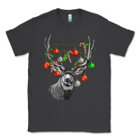 Smoke Mule deer with Classic Tee - LillyAllenDesigns