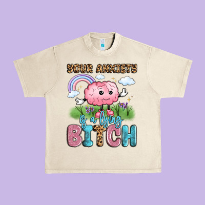 Your Anxiety Is A Lying Bitch Urban Heavy Tee Designed By Lillyallendesigns