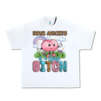 White your anxiety is a lying bitch Urban Heavy Tee - LillyAllenDesigns