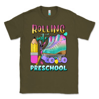 Army Green rolling into preschool Classic Tee - BundleAndBundleShop