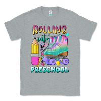 Heather Grey rolling into preschool Classic Tee - BundleAndBundleShop
