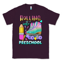 Plum rolling into preschool Classic Tee - BundleAndBundleShop