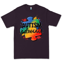 Plum autism advocate Premium Tee - MaliasSmallBusiness