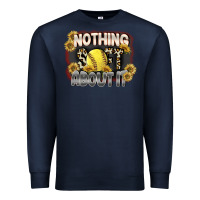 Navy Nothing Soft About It Premium Sweatshirt - FaDigitalArtStudio