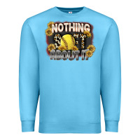 Ocean Blue Nothing Soft About It Premium Sweatshirt - FaDigitalArtStudio