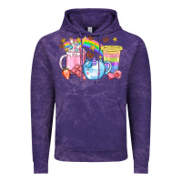 Cloud Purple Unicorn Coffee Cup With Star Bbs Vintage Hoodie - BundleAndBundleShop