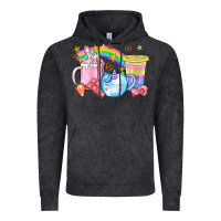 Unicorn Coffee Cup With Star Bbs Vintage Hoodie | Teevron
