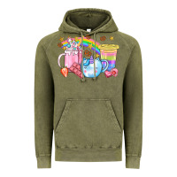 Vintage Olive Unicorn Coffee Cup With Star Bbs Vintage Hoodie - BundleAndBundleShop