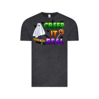 Vintage Black creep it real Vintage Tee - BundleAndBundleShop