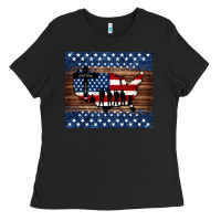 Black god bless america american flag tumbler Ladies Tee - Jasminsmagicworld
