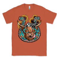 Copper highland cow horseshoe Classic Tee - JahusDesignShop