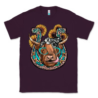 Plum highland cow horseshoe Classic Tee - JahusDesignShop