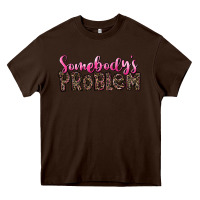 Chocolate Brown Western Somebody's Problem Heavy Core Tee - LillyAllenDesigns
