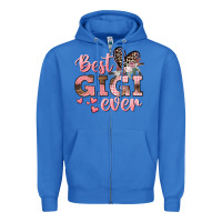 True Royal Best gigi ever Mother's Day Zipper Hoodie - CowGirlArtShop