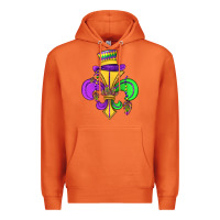 Carrot fleur de lis Premium Hoodie - OliviaCreatesArt