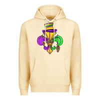 Pina Colada fleur de lis Premium Hoodie - OliviaCreatesArt