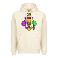 Tofu fleur de lis Premium Hoodie - OliviaCreatesArt