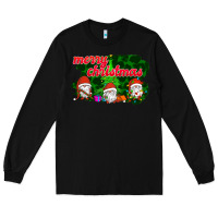 Black Merry Christmas - Gnome - Gnome Long Sleeve Tee - Bettercallsaul