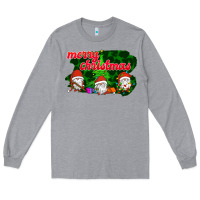 Heather Grey Merry Christmas - Gnome - Gnome Long Sleeve Tee - Bettercallsaul