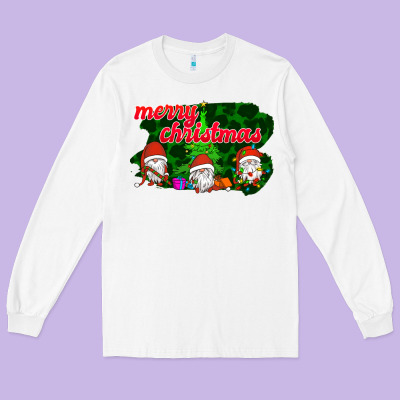 Merry Christmas - Gnome - Gnome Long Sleeve Tee Designed By Bettercallsaul