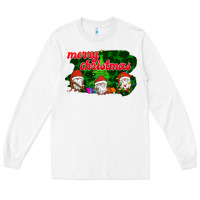 White Merry Christmas - Gnome - Gnome Long Sleeve Tee - Bettercallsaul