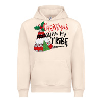 Sandshell Christmas with my tribe boho Urban Hoodie - CowhideDigitalArt