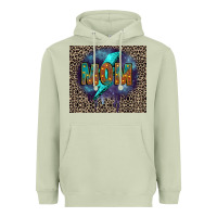 Matcha Leopard mom Heavyweight Hoodie - FaDigitalArtStudio