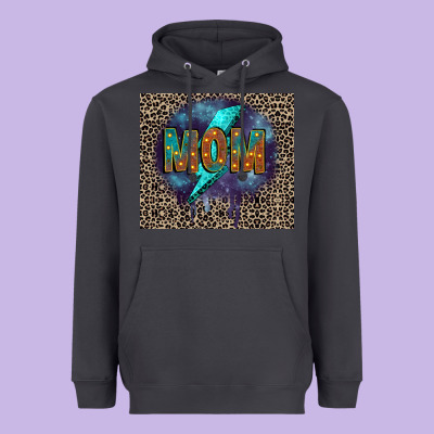 Leopard Mom Heavyweight Hoodie Designed By Fadigitalartstudio