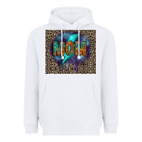White Leopard mom Heavyweight Hoodie - FaDigitalArtStudio