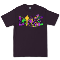 Plum mardi gras love Premium Tee - JahusDesignShop