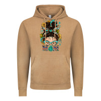 Vintage Camel Western Messy Bun Mom With Sunflower Vintage Hoodie - BundleAndBundleShop