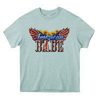 Arona American Babe With Sunflowers Heavy Core Tee - LillyAllenDesigns