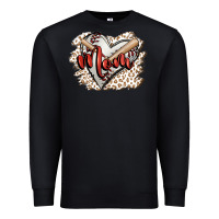 Black baseball mom Premium Sweatshirt - FaDigitalArtStudio