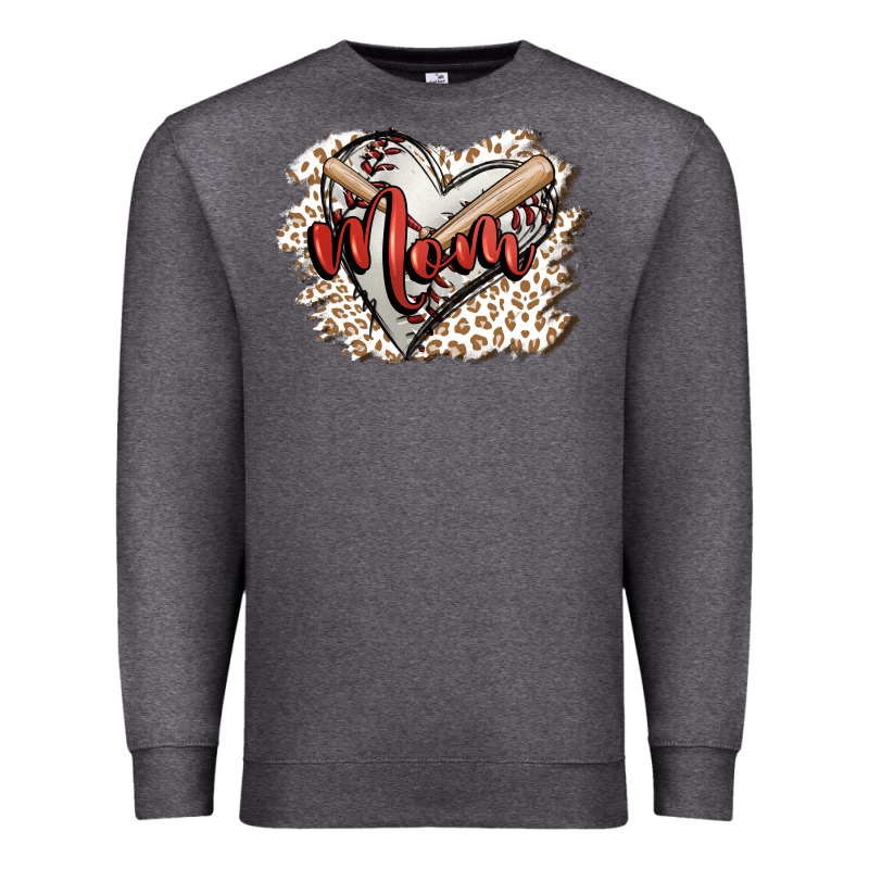 Baseball Mom Premium Sweatshirt by FaDigitalArtStudio | Teevron