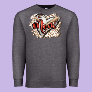 Baseball Mom Premium Sweatshirt Designed By Fadigitalartstudio
