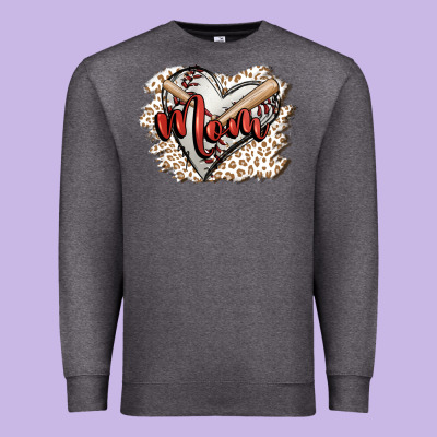 Baseball Mom Premium Sweatshirt Designed By Fadigitalartstudio