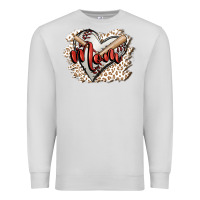 Dove Grey baseball mom Premium Sweatshirt - FaDigitalArtStudio