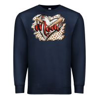 Navy baseball mom Premium Sweatshirt - FaDigitalArtStudio