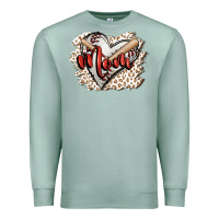 Seafoam baseball mom Premium Sweatshirt - FaDigitalArtStudio
