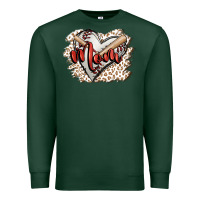 Sports Green baseball mom Premium Sweatshirt - FaDigitalArtStudio