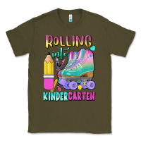 Army Green rolling into kindergarten Classic Tee - BundleAndBundleShop