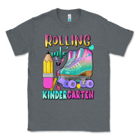 Charcoal Heather rolling into kindergarten Classic Tee - BundleAndBundleShop