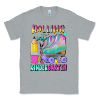 Heather Grey rolling into kindergarten Classic Tee - BundleAndBundleShop
