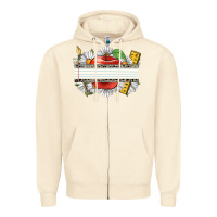 Sandshell floral teacher custom name Zipper Hoodie - CowGirlArtShop