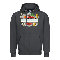 Smoke floral teacher custom name Zipper Hoodie - CowGirlArtShop