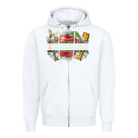 White floral teacher custom name Zipper Hoodie - CowGirlArtShop