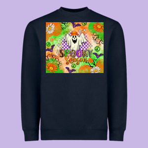 Spooky Season Heavyweight Sweatshirt Designed By Texasbilliewilder