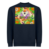 Navy Spooky Season Heavyweight Sweatshirt - texasbilliewilder