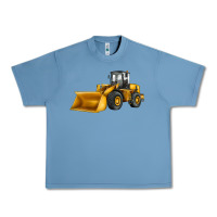 Pebble Blue bulldozer Urban Heavy Tee - JahusDesignShop