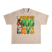 French Oak dinosaur 100day celebration Urban Heavy Tee - LillyAllenDesigns